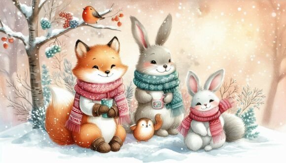 Download Cozy Winter Illustration - Winter illustration Collection