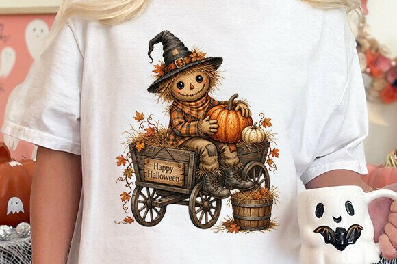 Download Cute Scarecrow Halloween PNG - Png Collection