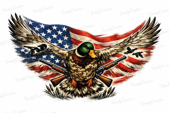 Download Patriotic Camo Mallard Duck PNG - Png Collection