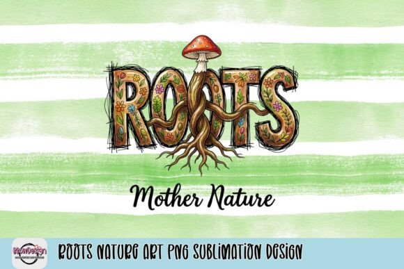 Download Roots Nature Art PNG Sublimation Design - Png Collection