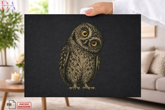 Download Vintage Owl Woodland PNG - Png Collection