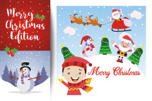 Download Christmas Winter Illustration Design Vector - Premium Bundle