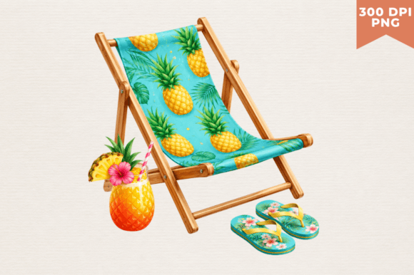 Download Vintage Beach Chair Clipart PNG,Beach - Png Collection