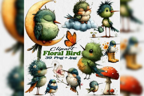 Download Hummingbird PNG Clipart Spring Floral - Png Collection