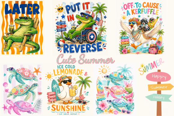 Download Cute Summer Sublimation Bundle PNG - Png Collection