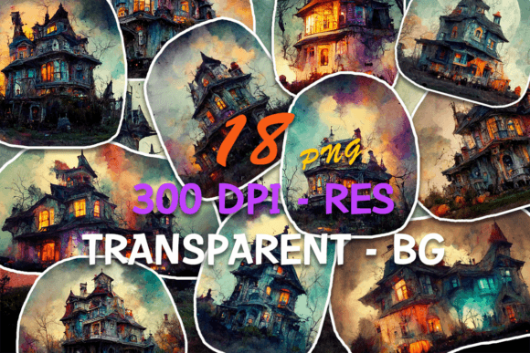 Download Halloween Watercolor Stickers PNG Bundle - Png Collection