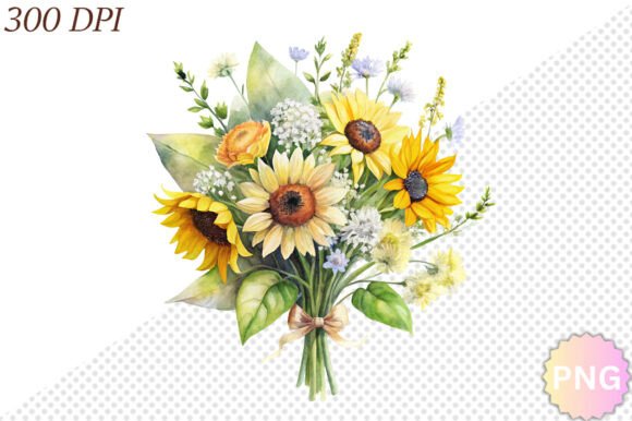 Download Watercolor Sunflower PNG Clipart - Png Collection