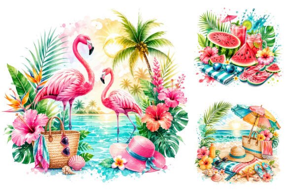 Download Tropical Summer Sublimation PNG Bundle - Png Collection