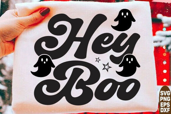 Download Hey Boo SVG, PNG Files, Boo Svg, Cute Ha - Png Collection