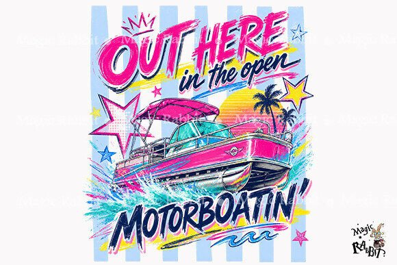 Download Retro Motorboat Summer PNG - Png Collection