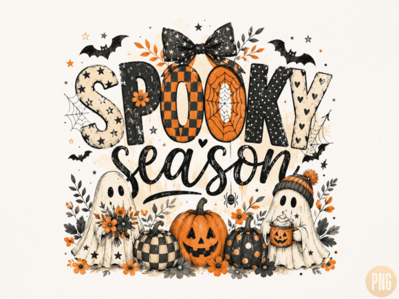 Download Spooky Season Ghost Trio PNG - Png Collection