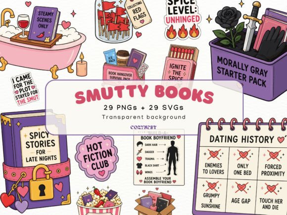 Download Spicy Romance Books Clipart Bookish PNG - Png Collection