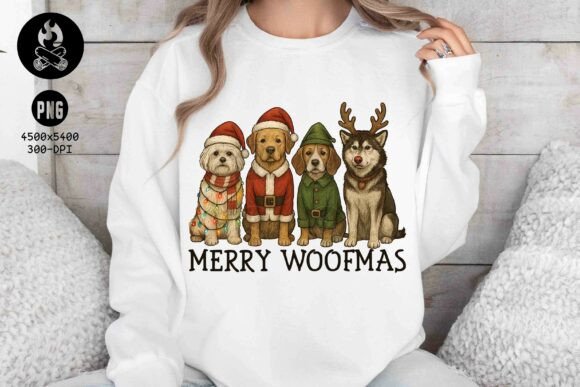 Download Merry Woofmas PNG, Christmas DogsClipart - Png Collection