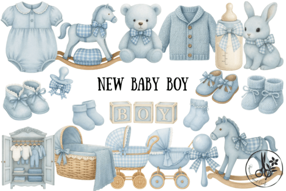 Download Baby Boy Bundle - Png &amp; Pdf Clipart - Png Collection