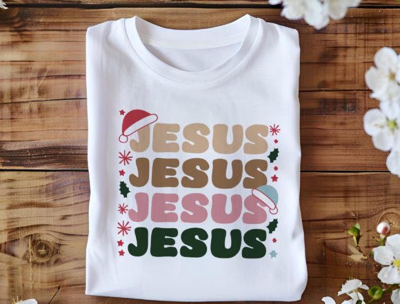 Download Jesus Christmas Design Png, Santa Hat - Png Collection