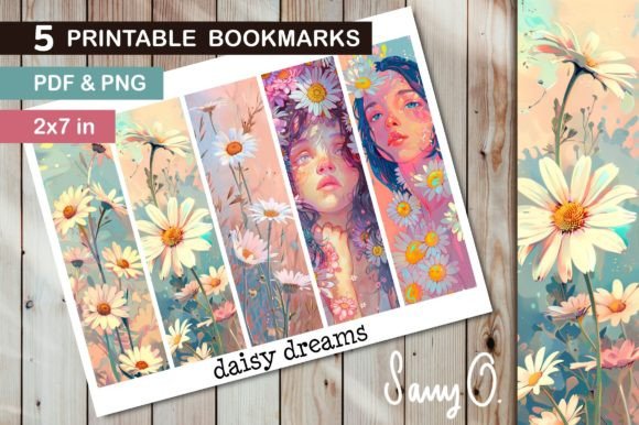 Download Bookmark Daisy Flower Meadow Summer PNG - Png Collection
