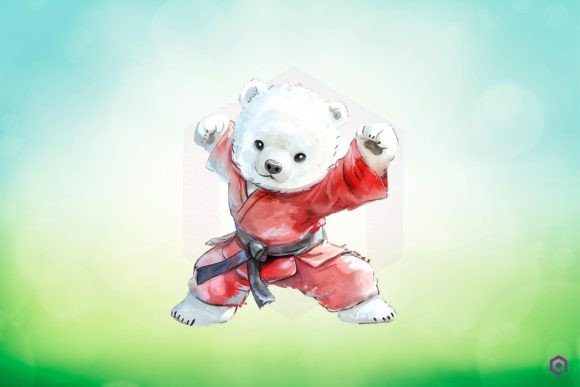 Download Kung Fu Polar Bear Clipart PNG - Png Collection