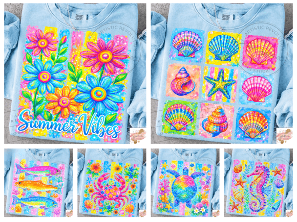 Download Coastal Preppy Summer Png Bundle - Png Collection