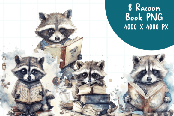 Download Racoon Watercolor PNG Elements - Png Collection