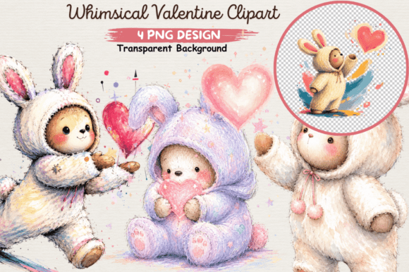 Download Whimsical Valentine Clipart PNG,love PNG - Png Collection