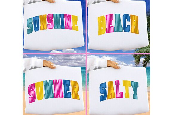 Download Stripes Summer Bundle Png, Salty Beach - Png Collection