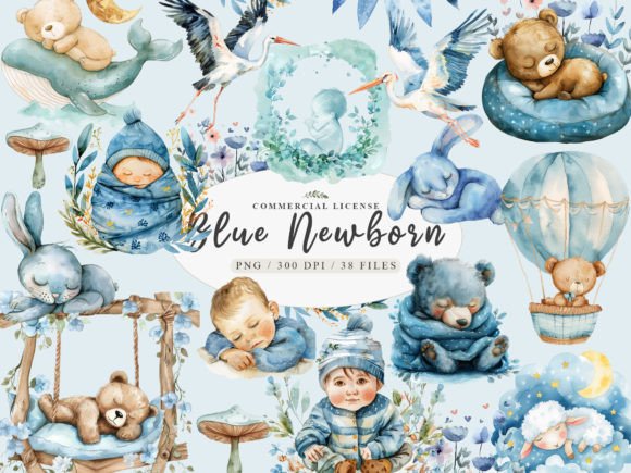 Download Blue Baby Boy Clipart, Birthday Boy Png - Png Collection
