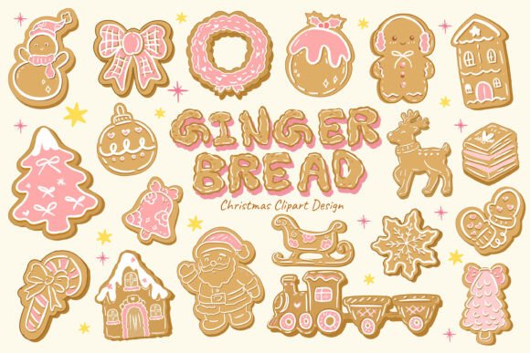 Download Christmas Gingerbread Clipart Png Svg - Png Collection