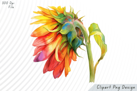 Download Watercolor Sunflower PNG Clipart - Png Collection