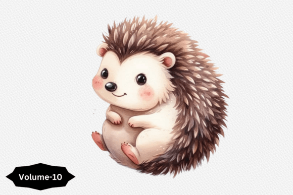 Download Watercolor Baby Hedgehog Clipart PNG - Png Collection