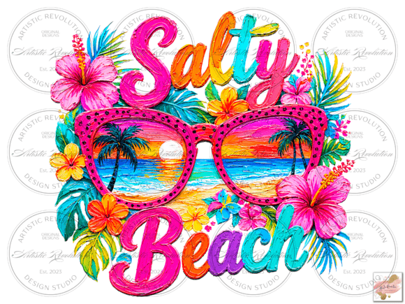 Download Floral Salty Beach Png Floral Summer Png - Png Collection