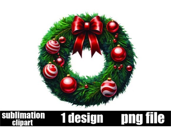 Download Christmas Wreath Clipart PNG - Png Collection