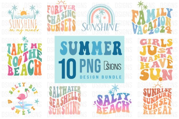 Download Summer Bundle Sublimation Beach Png - Png Collection