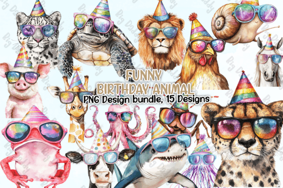 Download Funny Birthday Animal PNG - Png Collection