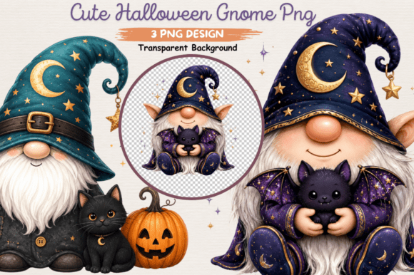 Download Cute Halloween Gnome Png,adorable Gnome - Png Collection